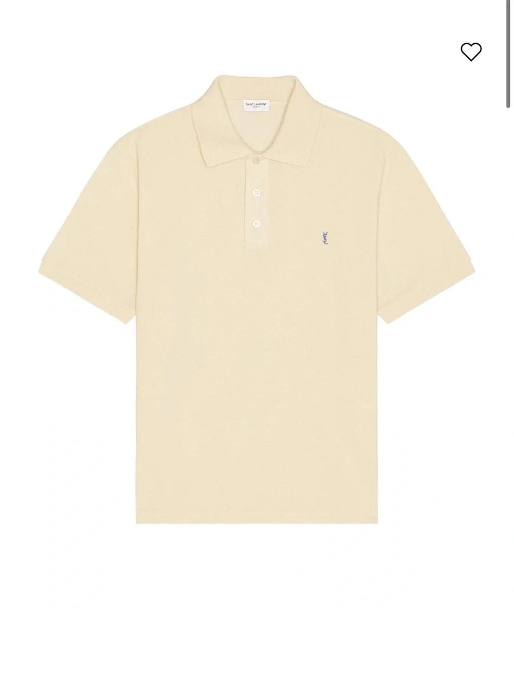 Ralph Lauren Cream Short-Sleeve Polo Shirt
